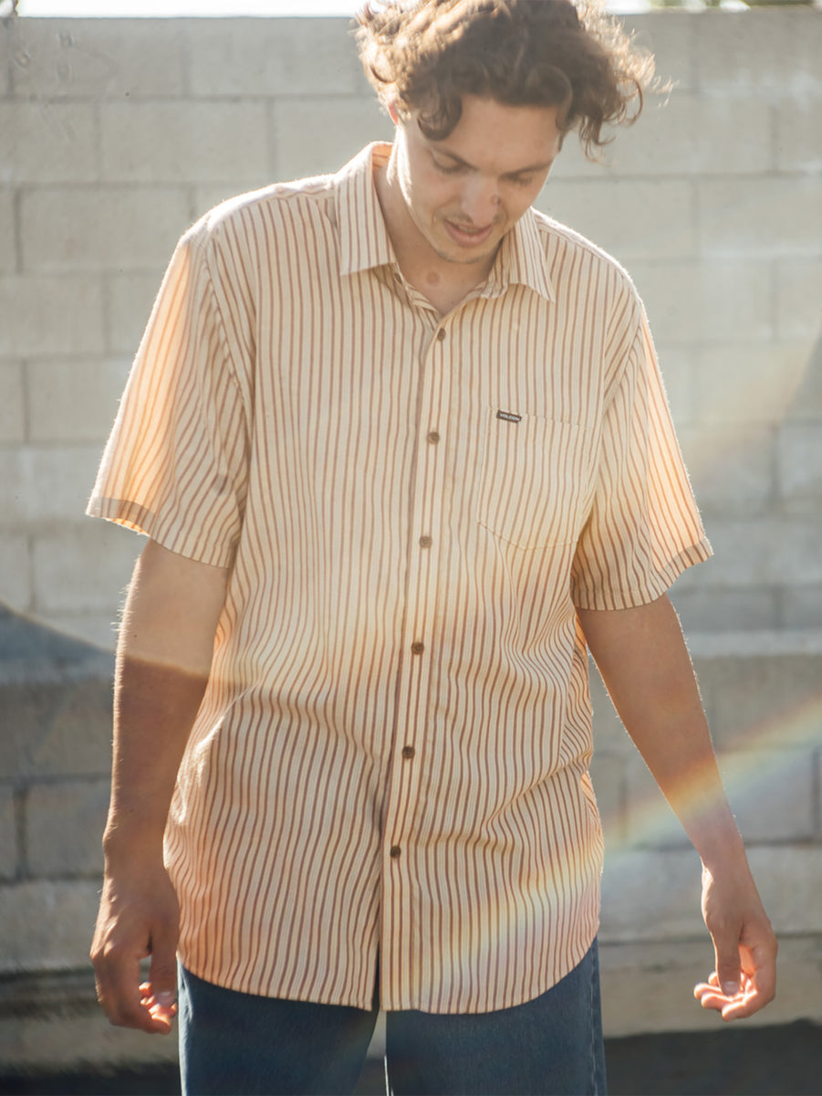 Barstone Woven Short Sleeve Shirt - Grain – Volcom Canada