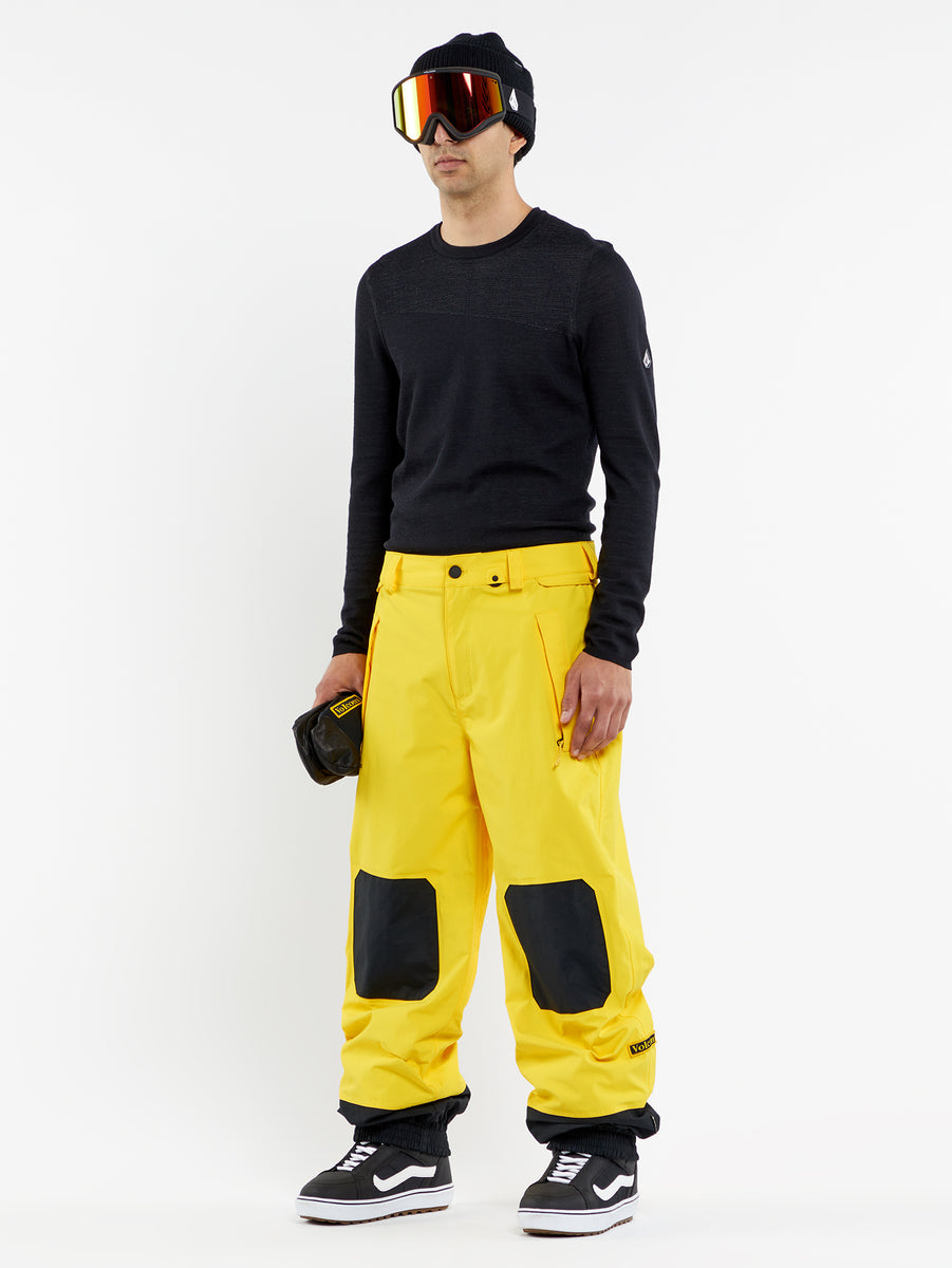 Neon yellow snowboard pants sale