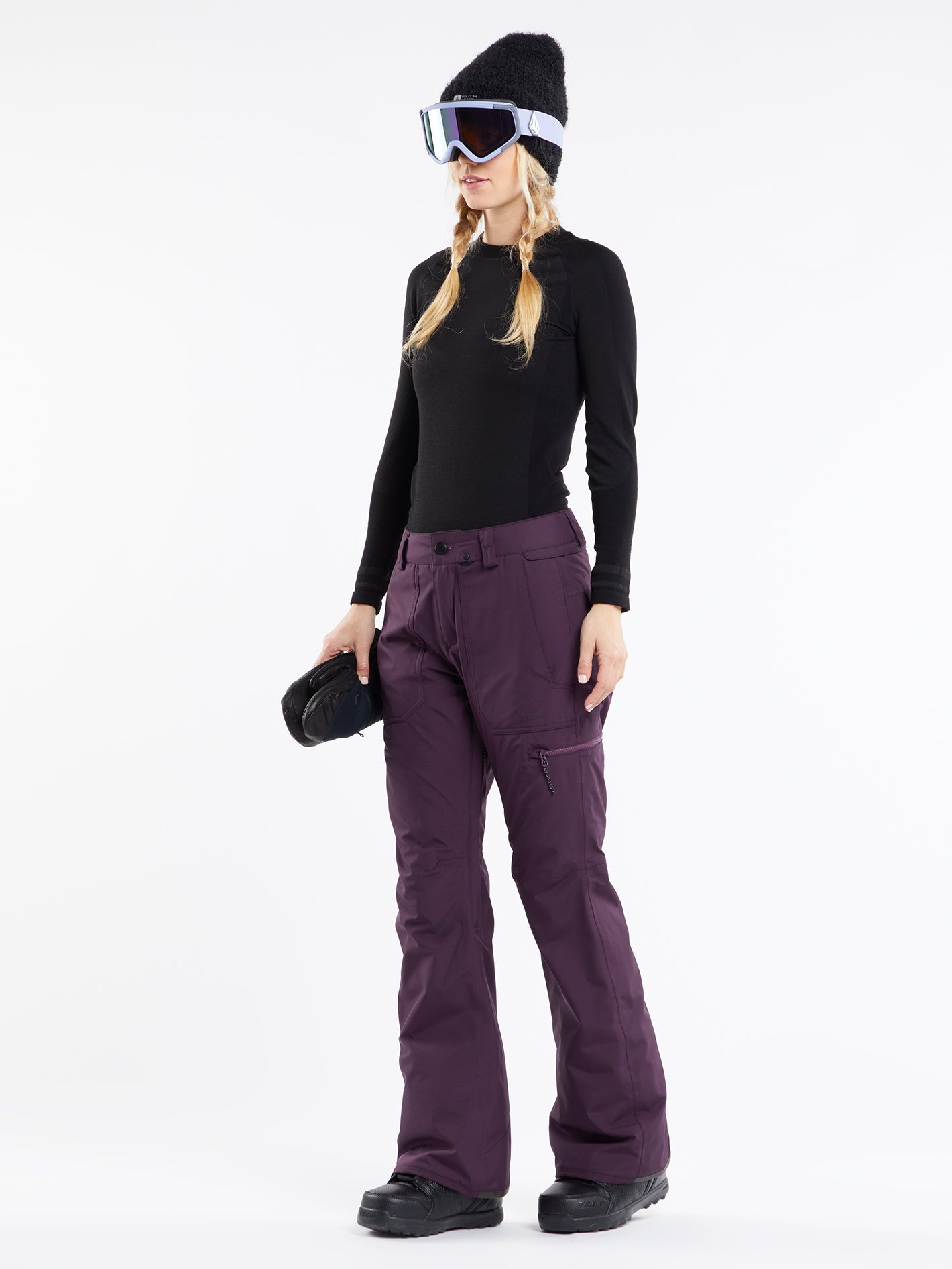Womens Knox Insulated Gore-Tex Pants - Blackberry