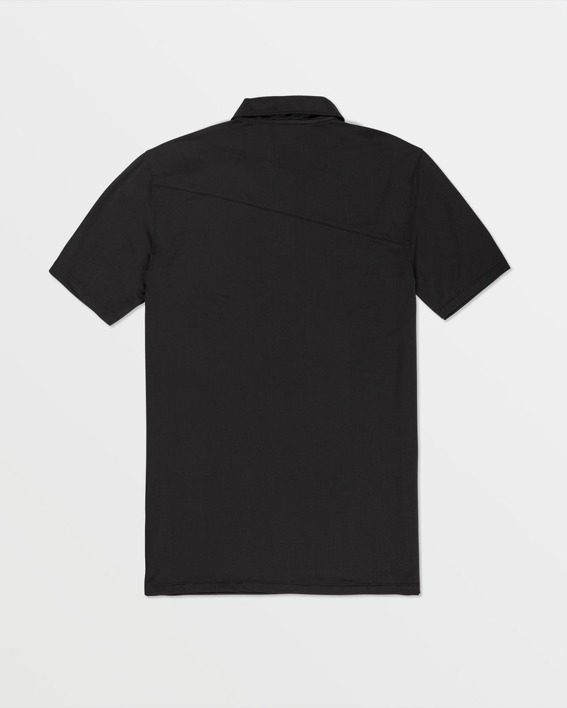 Hazard Pro Polo Short Sleeve Shirt - Black