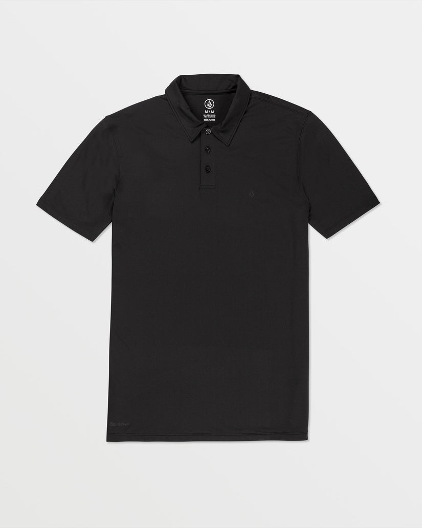 Hazard Pro Polo Short Sleeve Shirt - Black