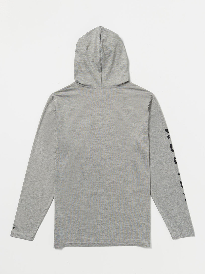 Hodad Hooded Long Sleeve Shirt - Heather Grey