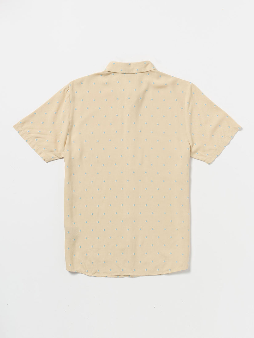 High Ball Short Sleeve Woven Shirt - Sand