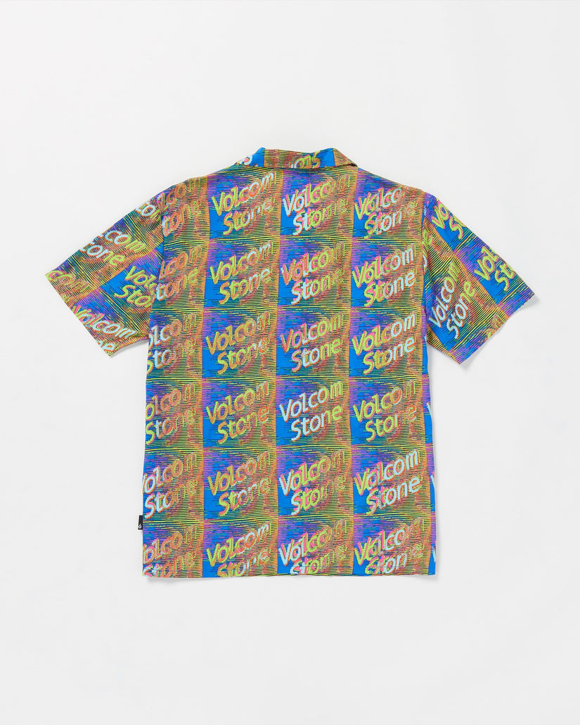 Fergadelic Woven Short Sleeve Shirt - Patriot Blue