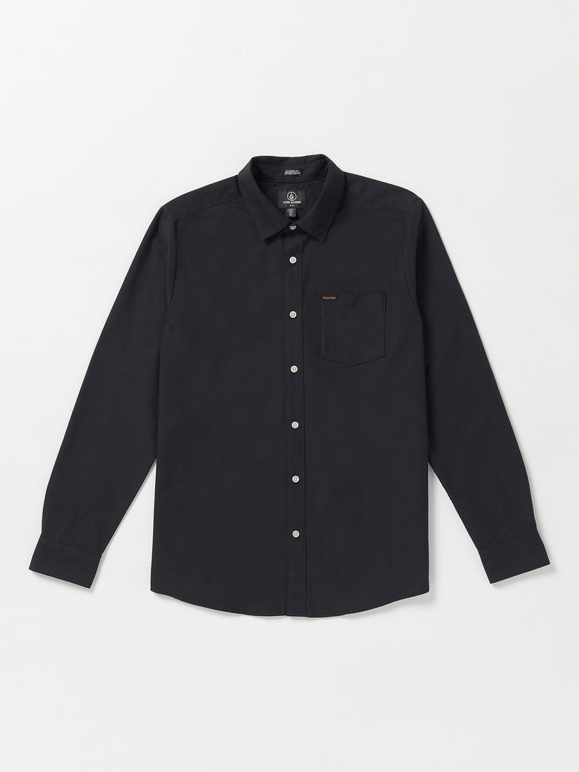 Veeco Oxford Long Sleeve Shirt - Black