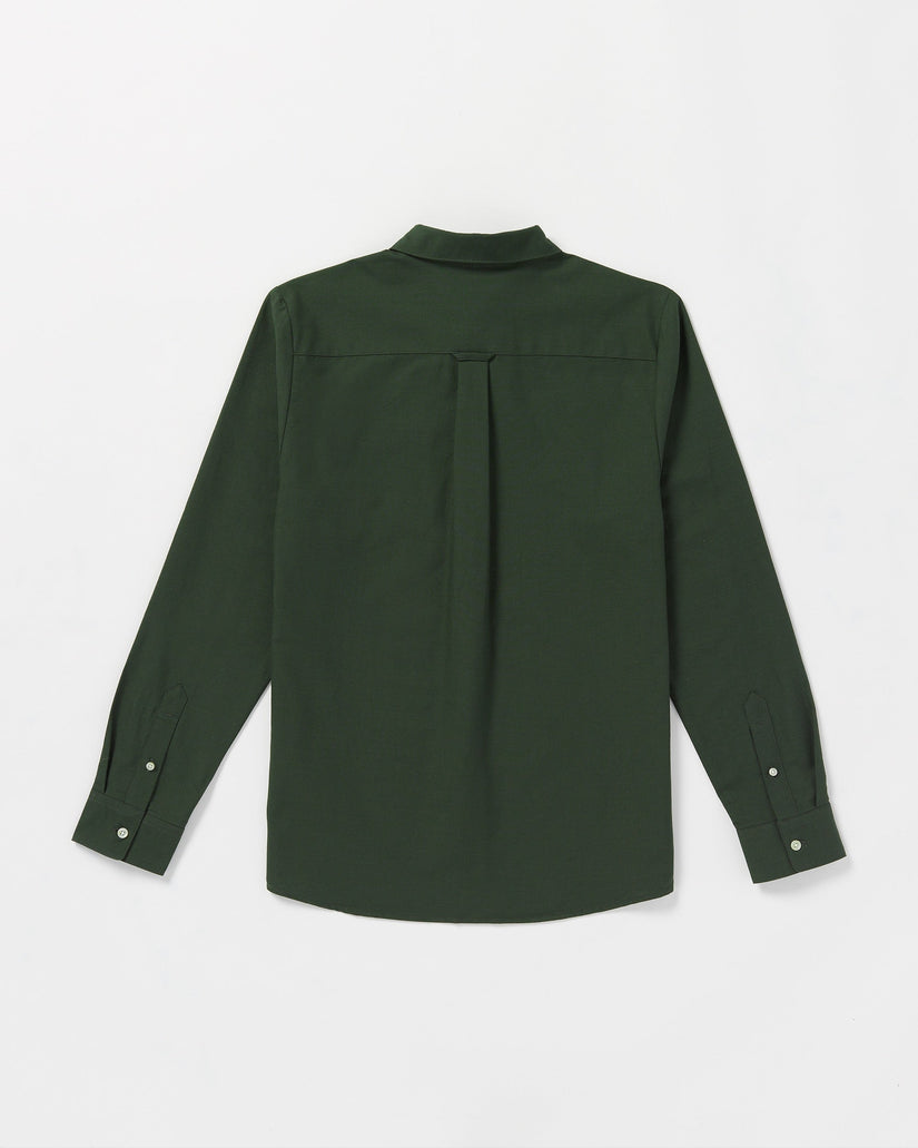 Veeco Oxford Long Sleeve Shirt - Dark Forest