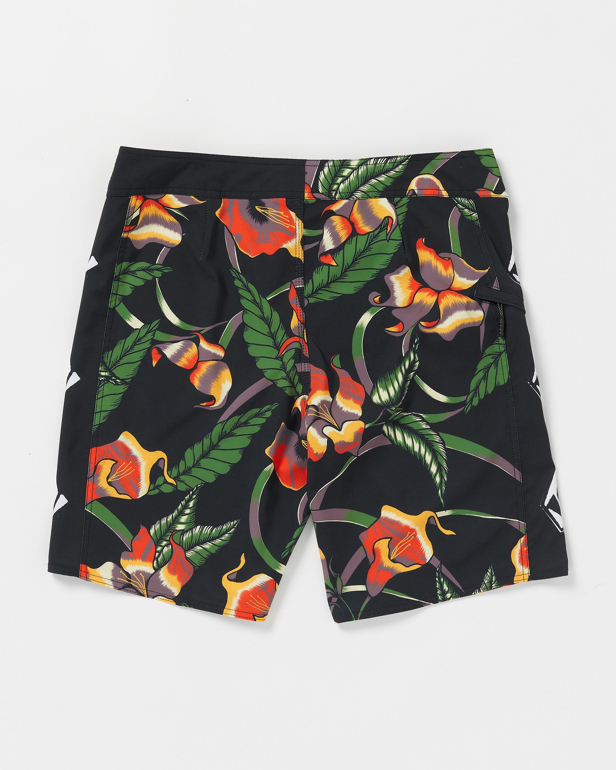 Iconic Floral Mod-Tech Trunks - Black