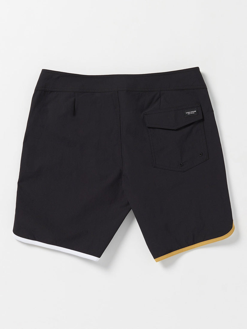 Lido Liberators Scallop Boardshorts - Black