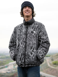 Walltz Reversible Jacket - Black White – Volcom Canada