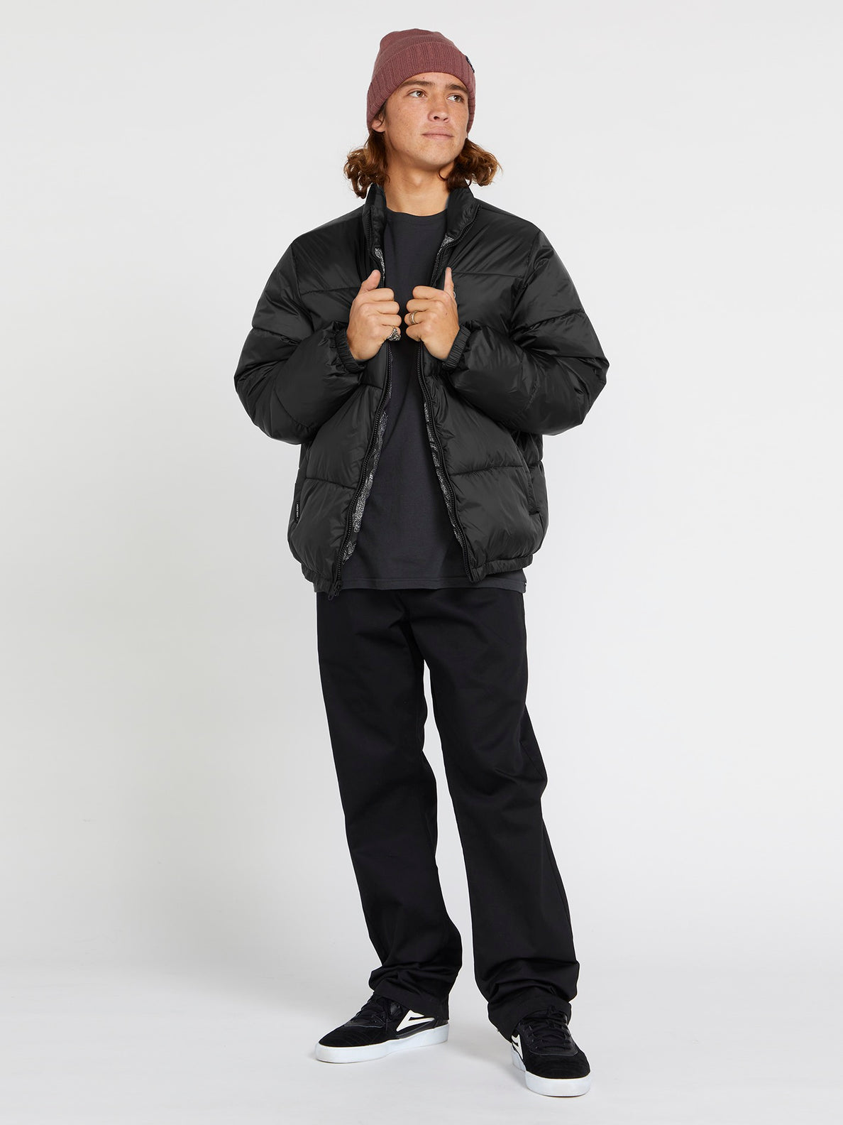 Walltz Reversible Jacket - Black White – Volcom Canada