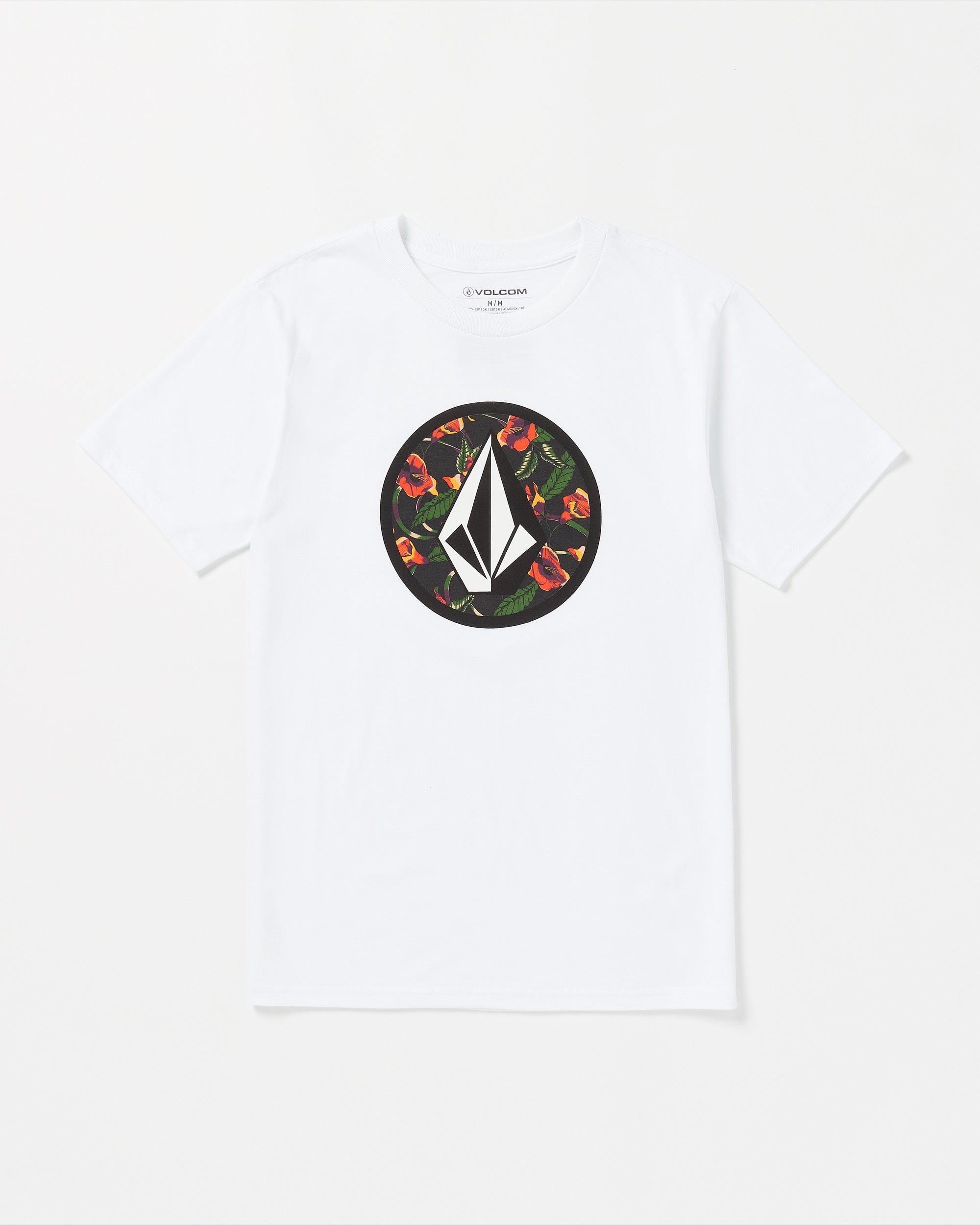 Circle Stone Short Sleeve Tee - White