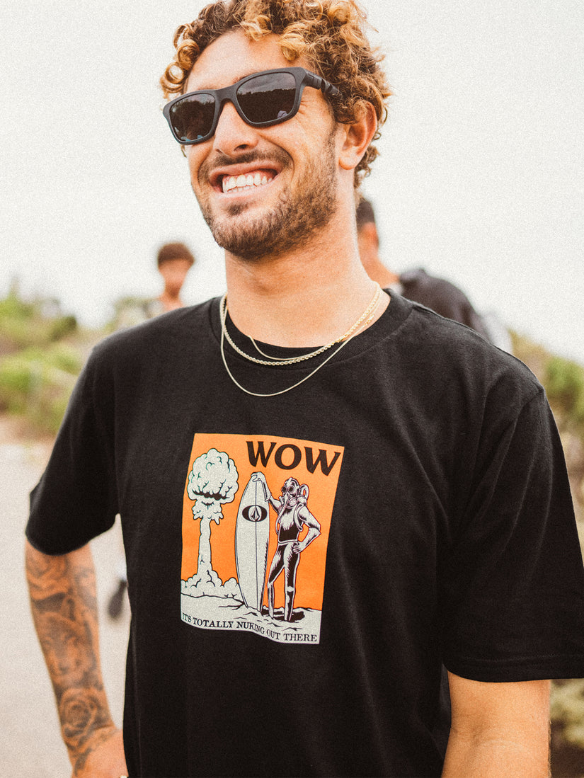 Wow Short Sleeve Tee - Black