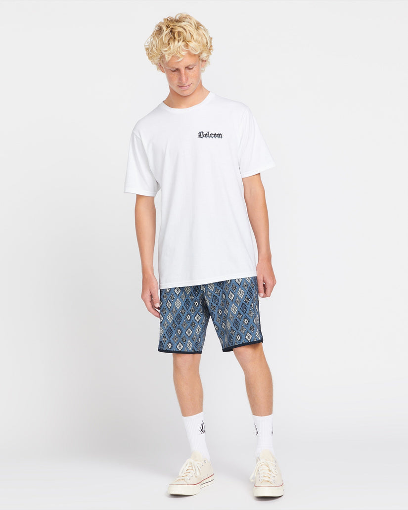 Blazing Venom Short Sleeve Tee - White