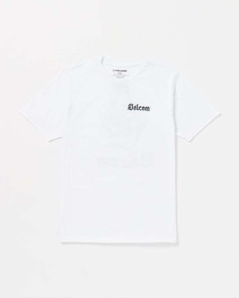 Blazing Venom Short Sleeve Tee - White