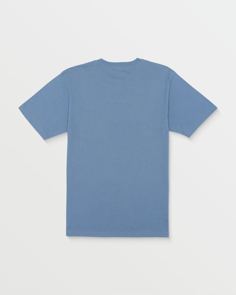 Fracking Pocket Label Short Sleeve Tee - Blueberry