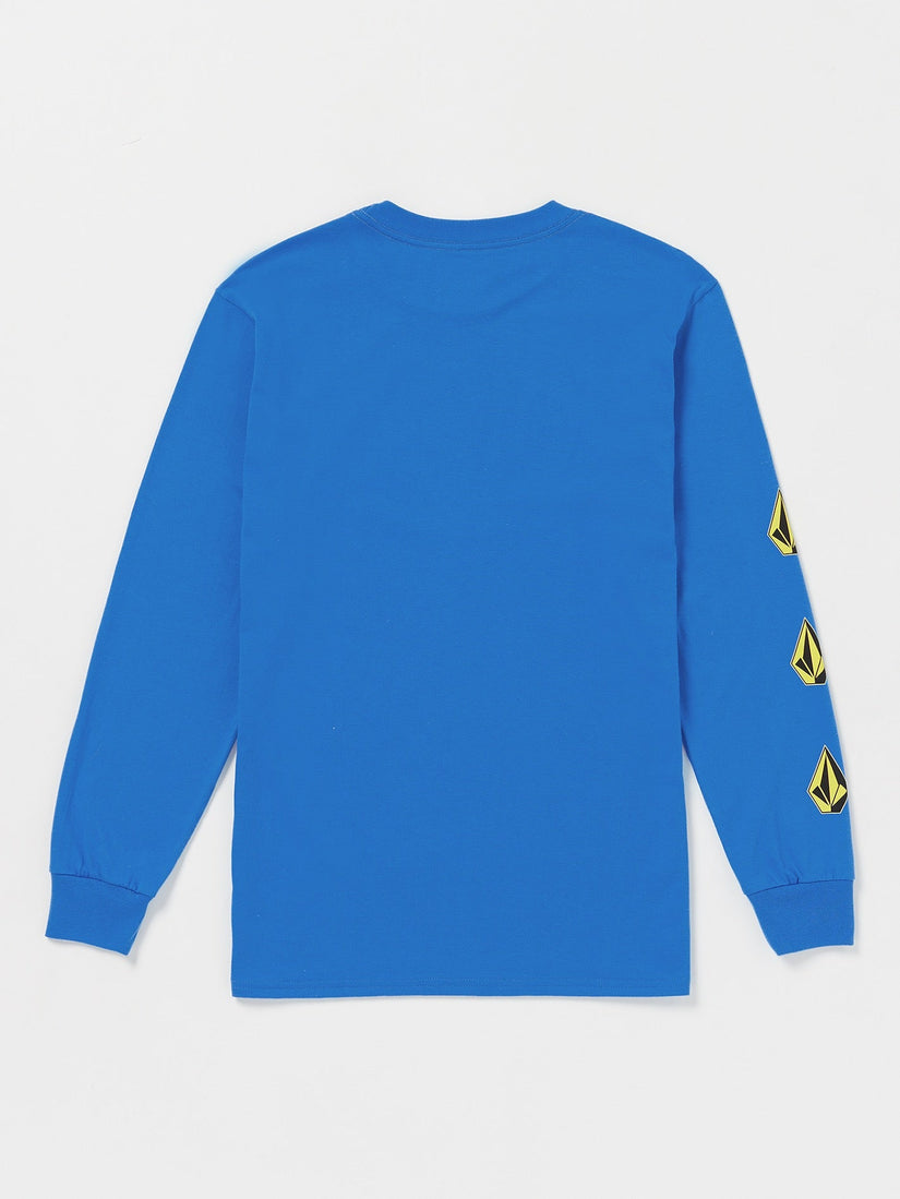 Iconic Stone Long Sleeve Tee - Patriot Blue