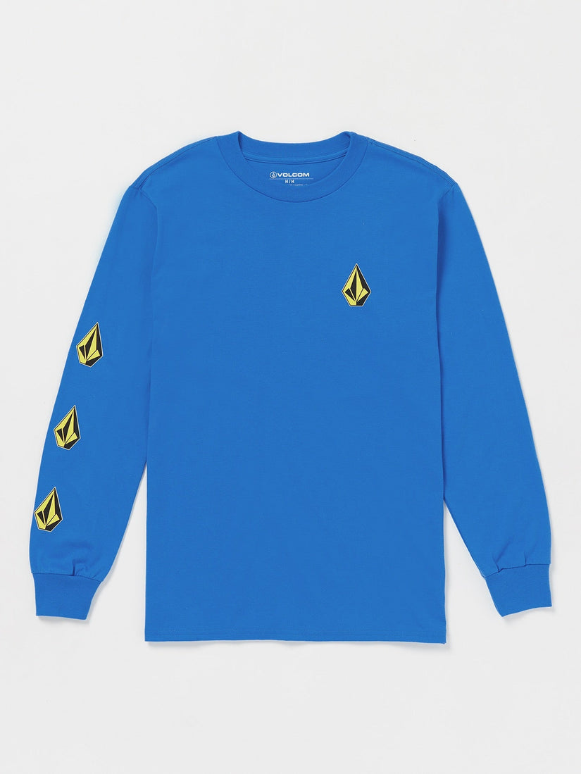 Iconic Stone Long Sleeve Tee - Patriot Blue