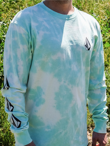 Iconic Stone Dye Long Sleeve Tee - Ice – Volcom Canada