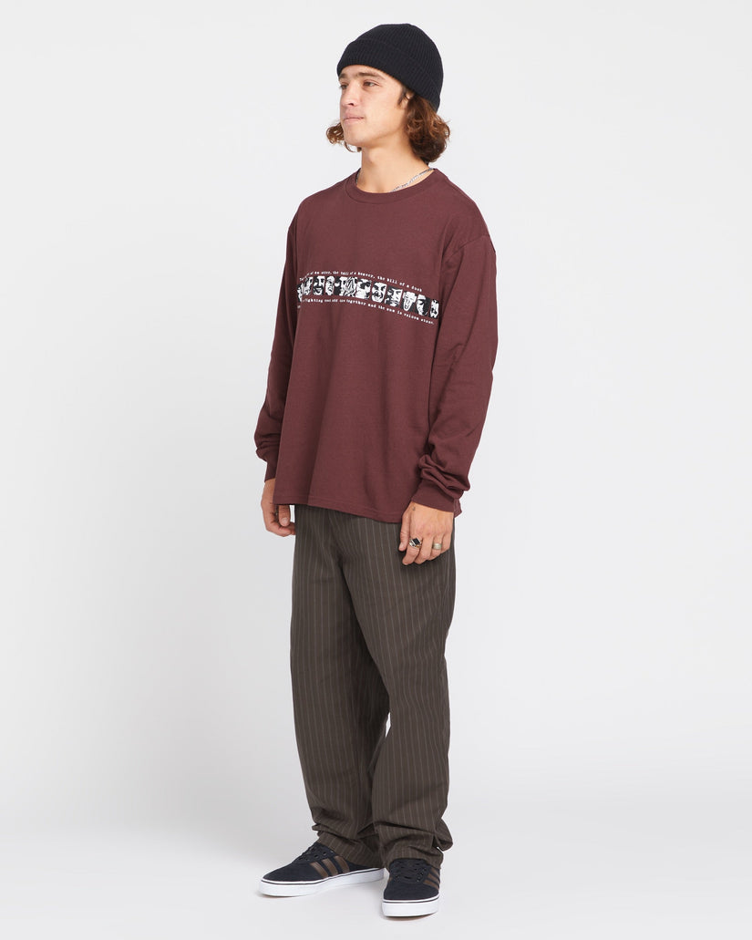 Skate Vitals Remy Long Sleeve Tee 2 - Merlot