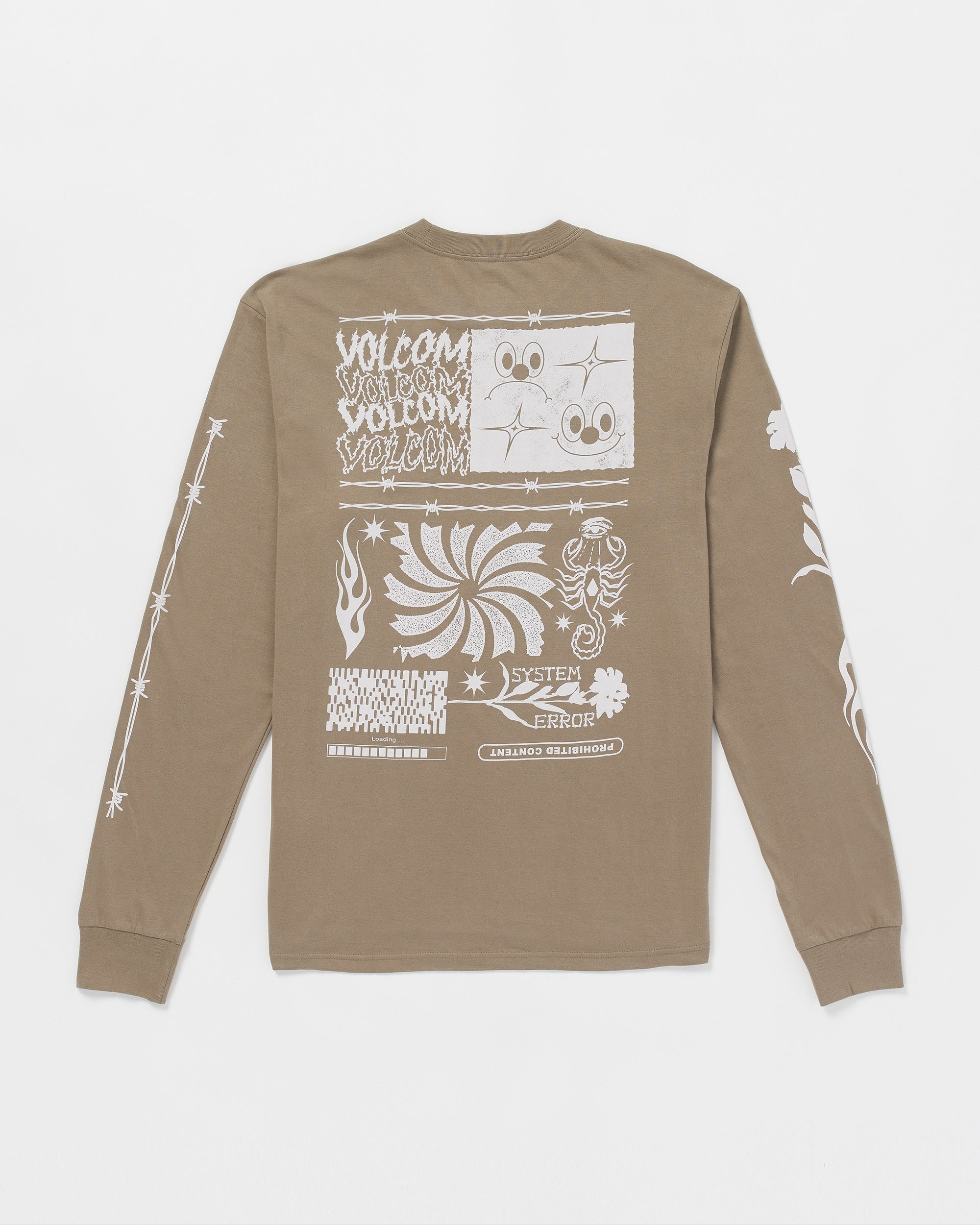 System Error Long Sleeve Tee - Teak