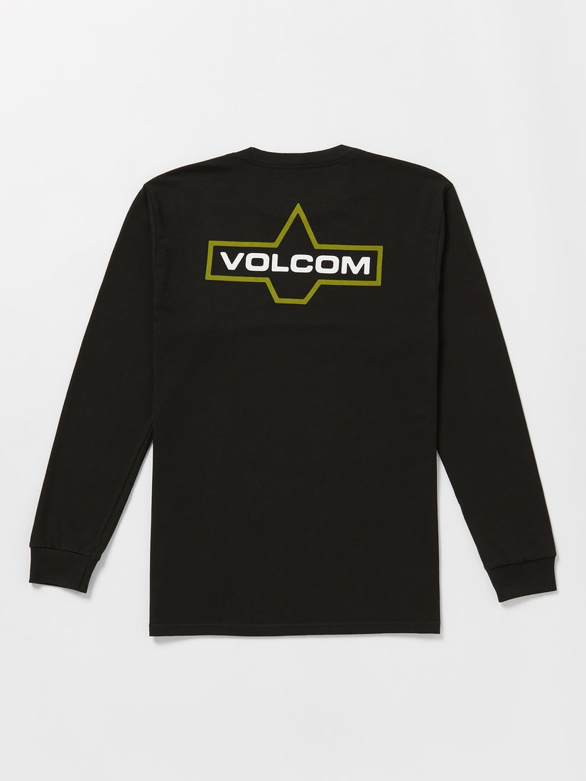 Branding Iron Long Sleeve Tee  - Black