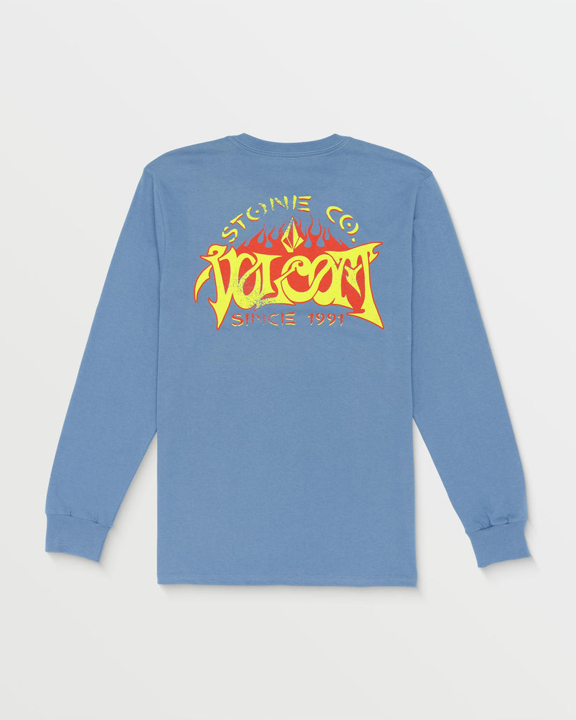 Sizzle Peak Long Sleeve Tee - Blueberry