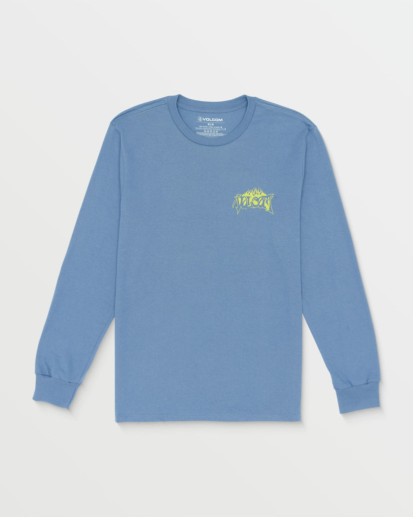 Sizzle Peak Long Sleeve Tee - Blueberry