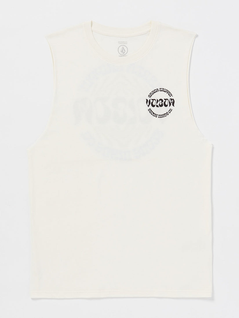 Stoneature Sleeveless Tee - Off White