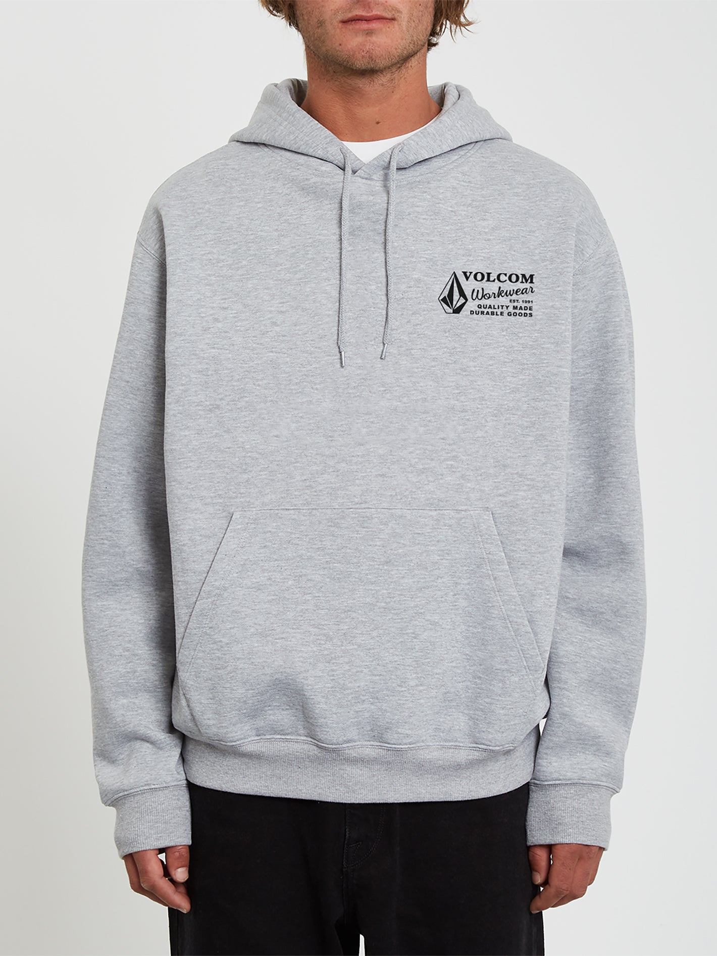 Volcom Workwear Hoodie Heather Grey