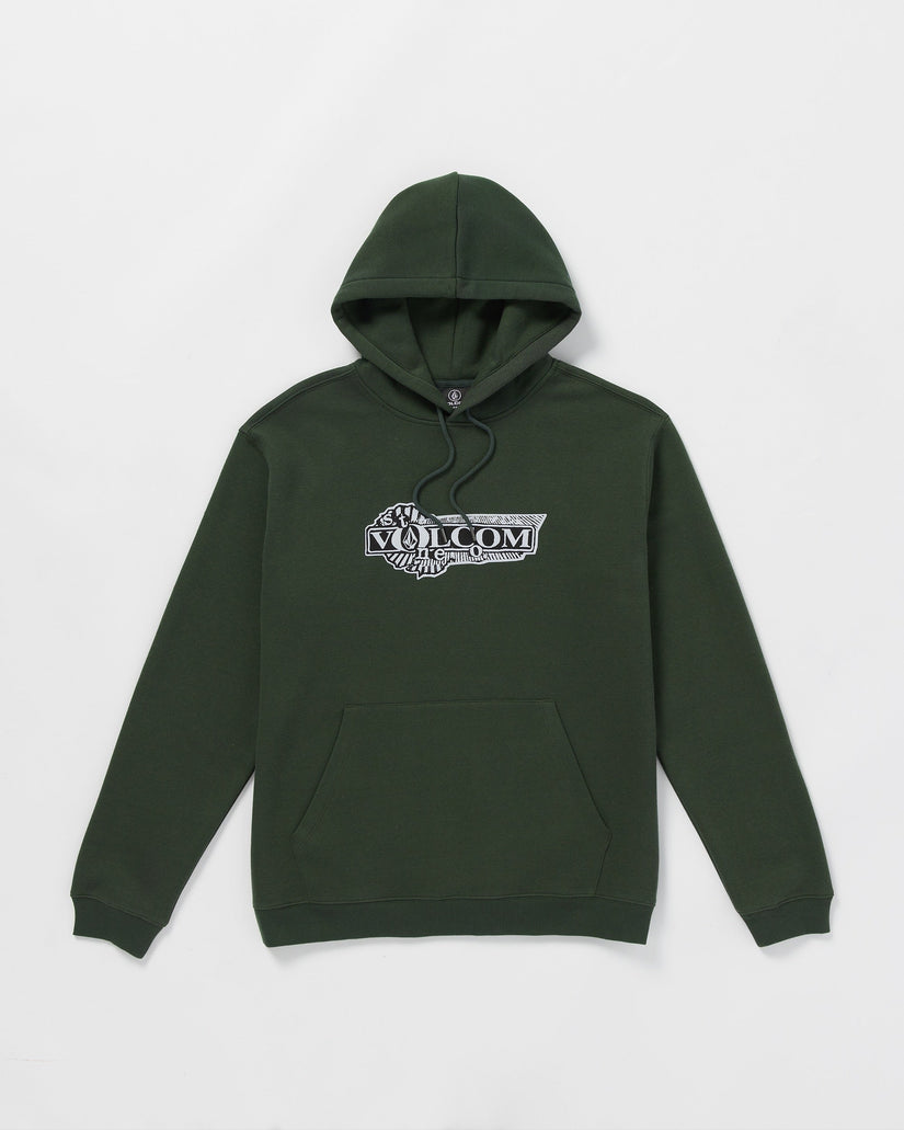 VoLong Sleeve Teeoned Pullover Hoodie - Dark Forest