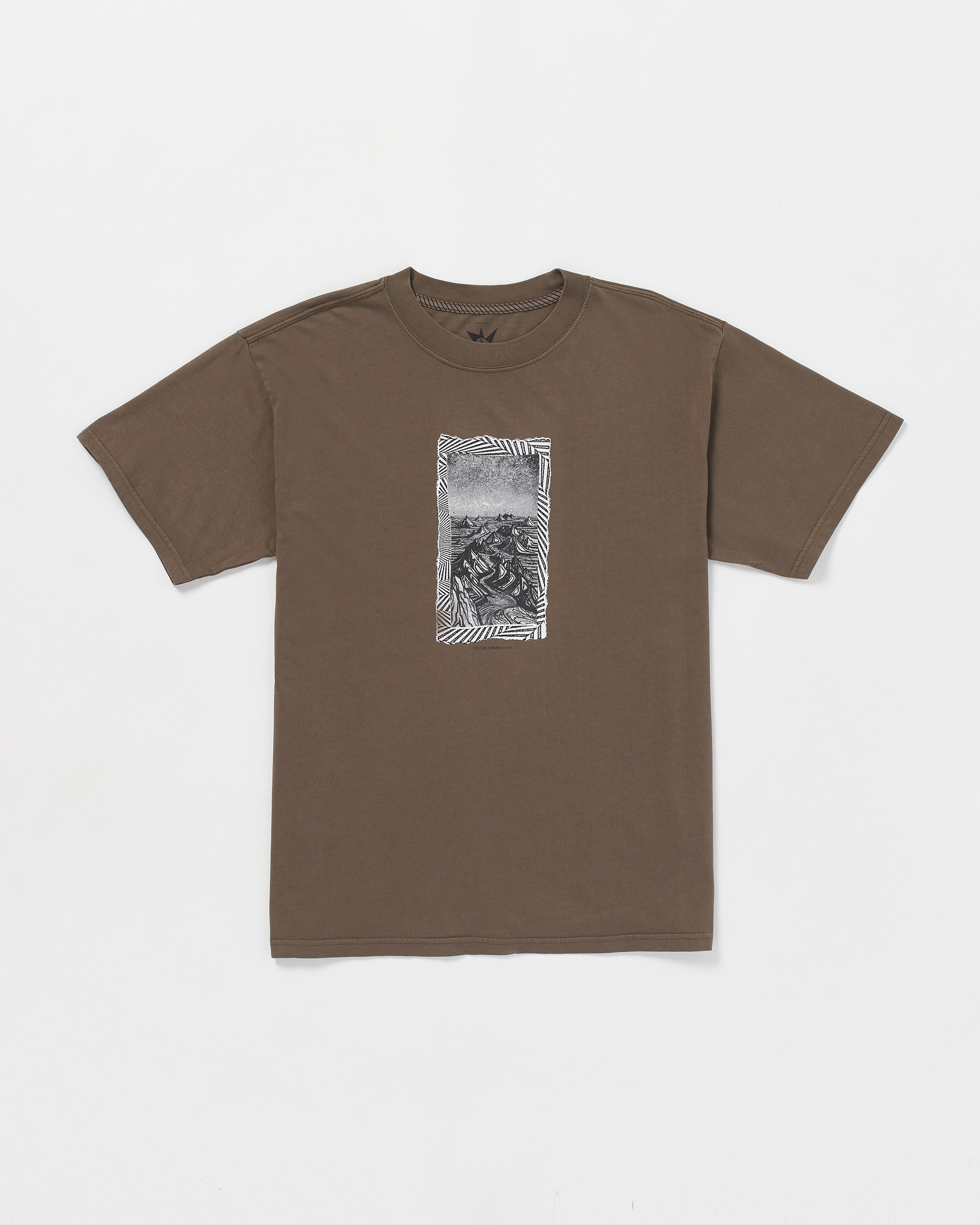 Volcom Japan by Bryan Iguchi Valley Short Sleeve Tee - Dark Earth