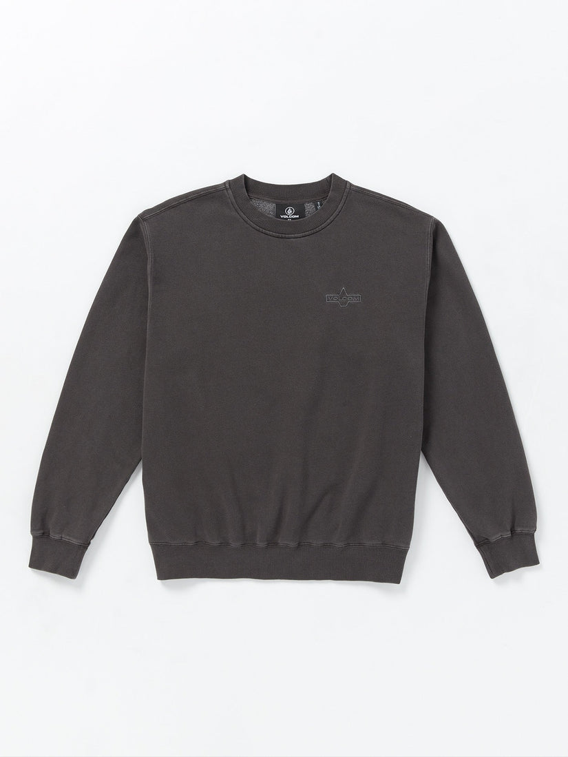 Lifer Crew Sweatshirt - Asphalt Black