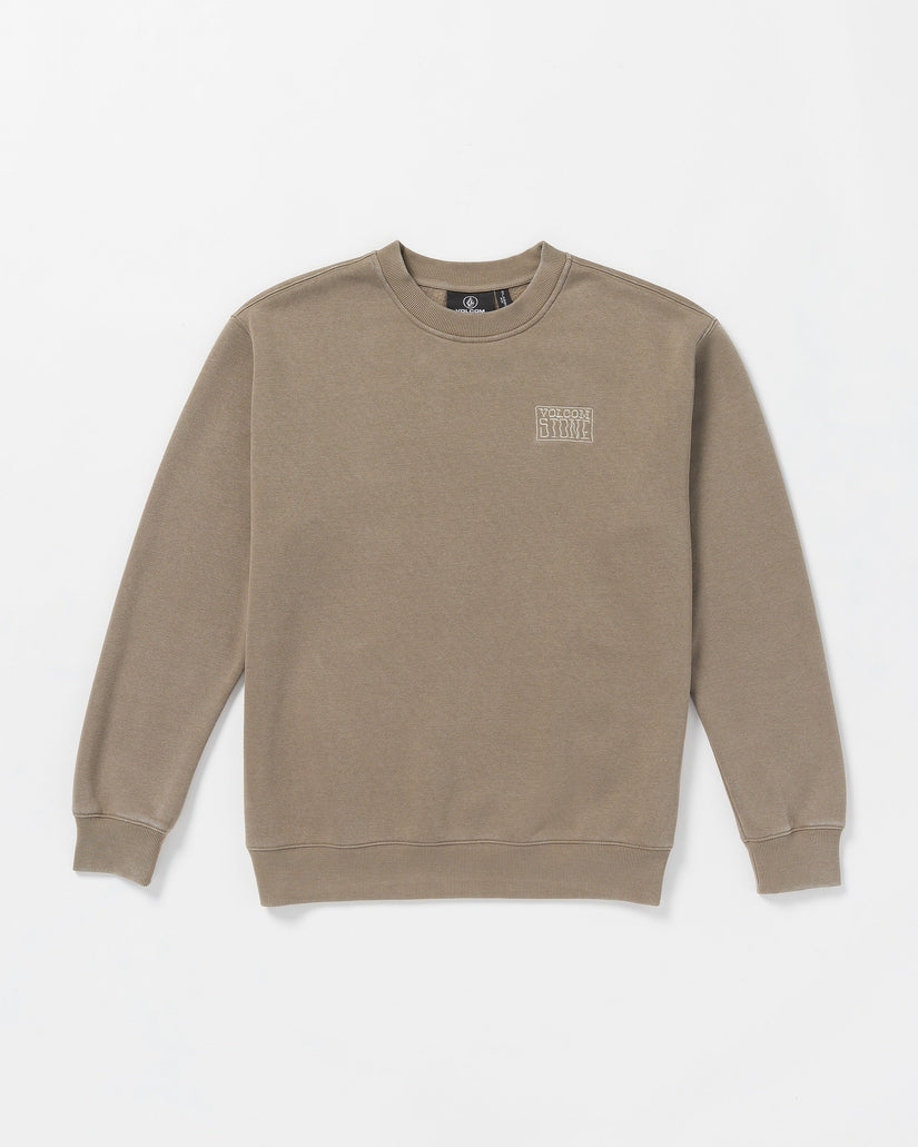 Backwash Crew Sweatshirt - Teak