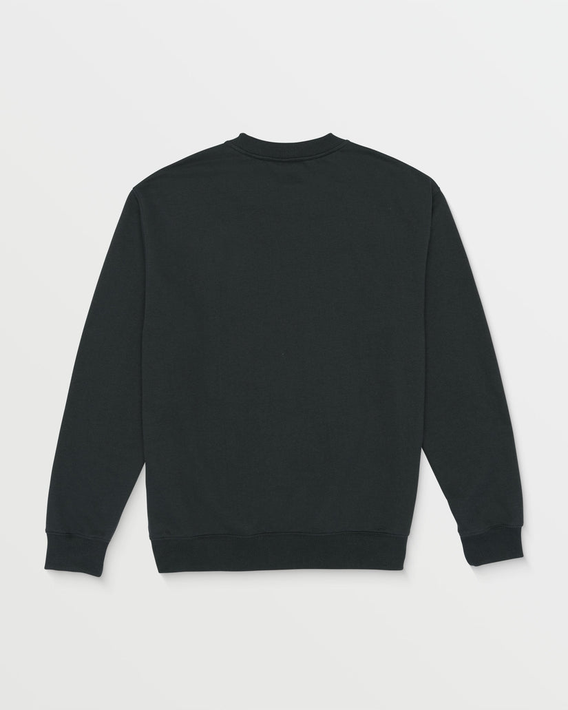 Cement Crew Sweatshirt - Washed Black Heather