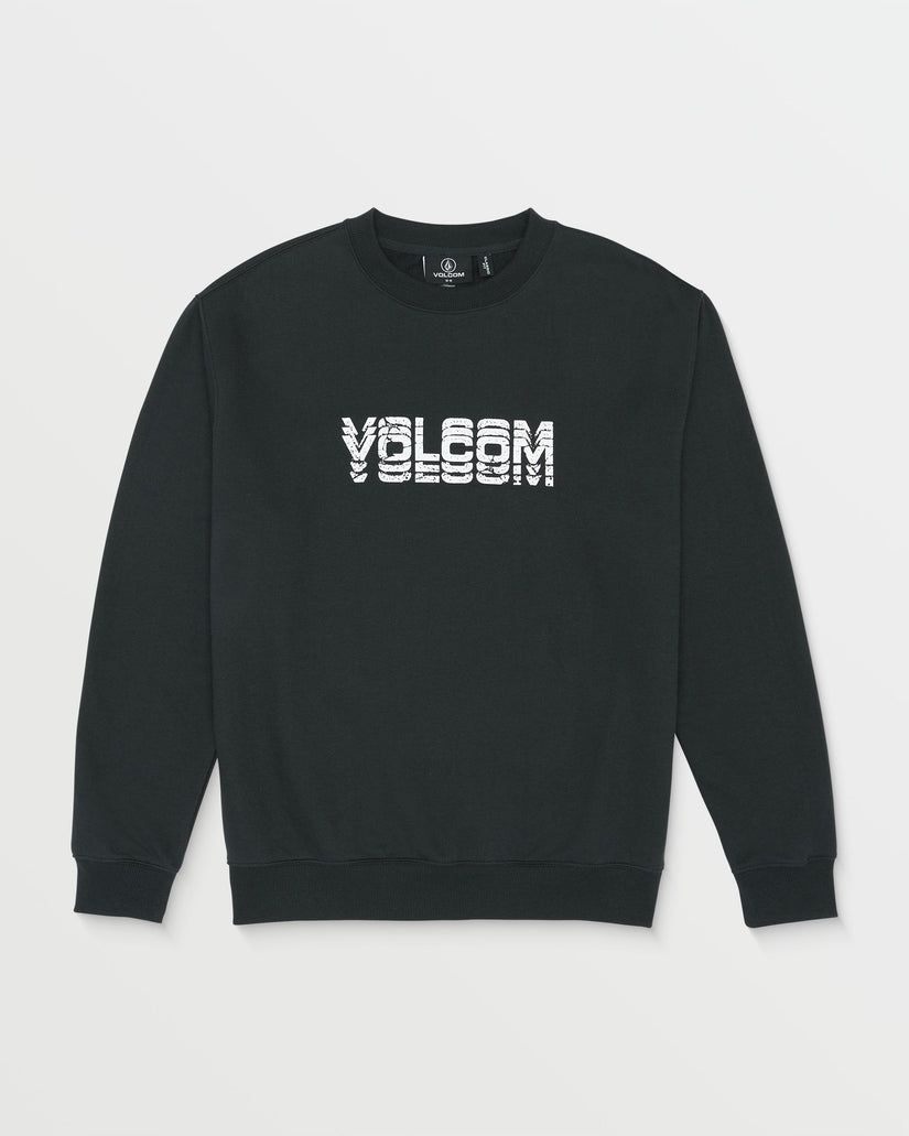 Cement Crew Sweatshirt - Washed Black Heather