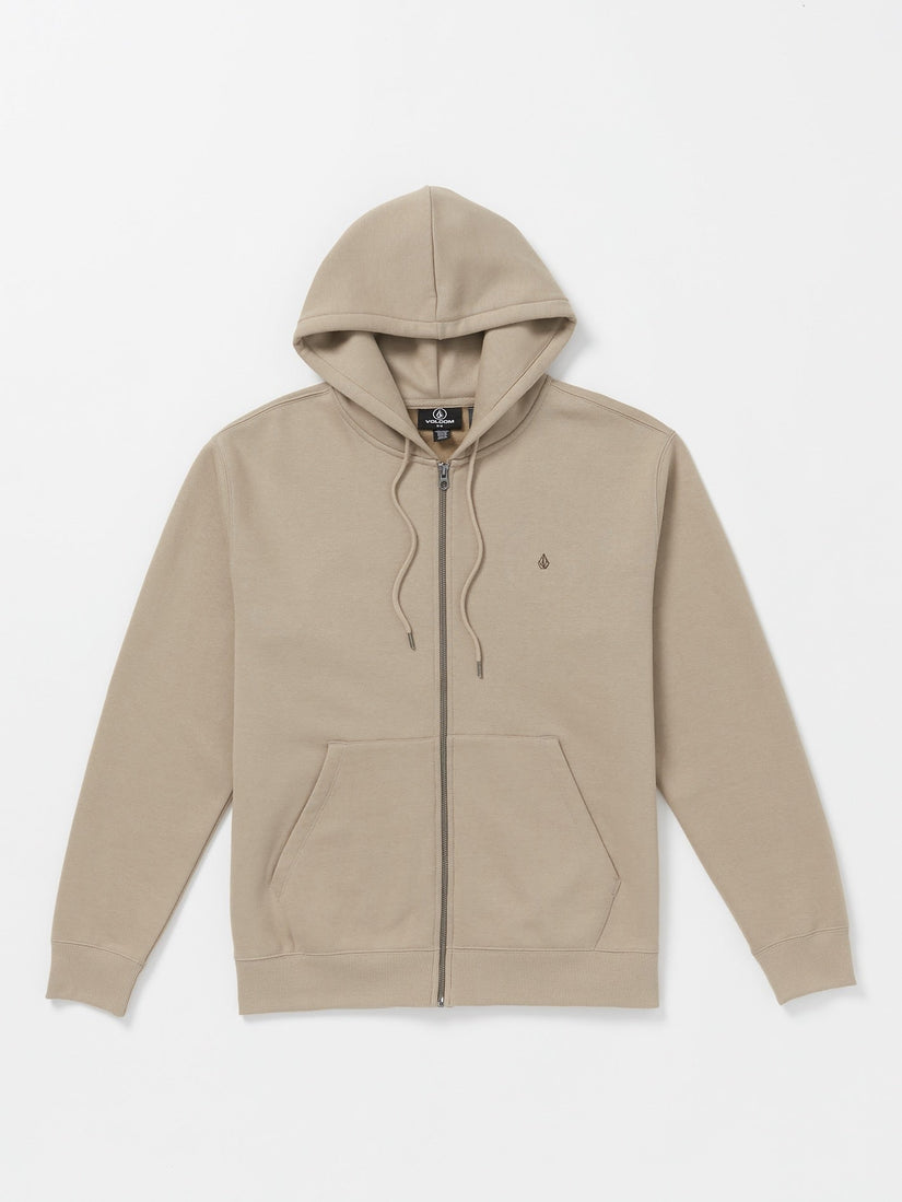 Single Stone Zip Hoodie - Khaki