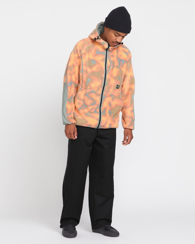 Volcom Japan by Bryan Iguchi Zip Fleece - Tigerlily