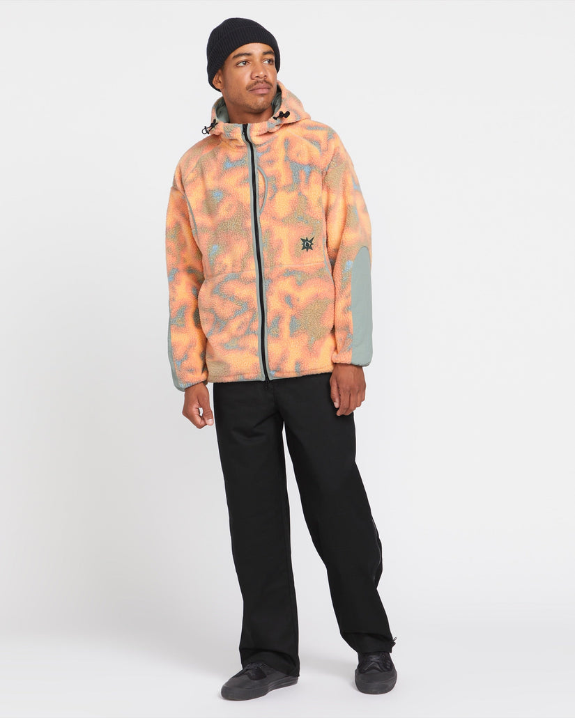 Volcom Japan by Bryan Iguchi Zip Fleece - Tigerlily