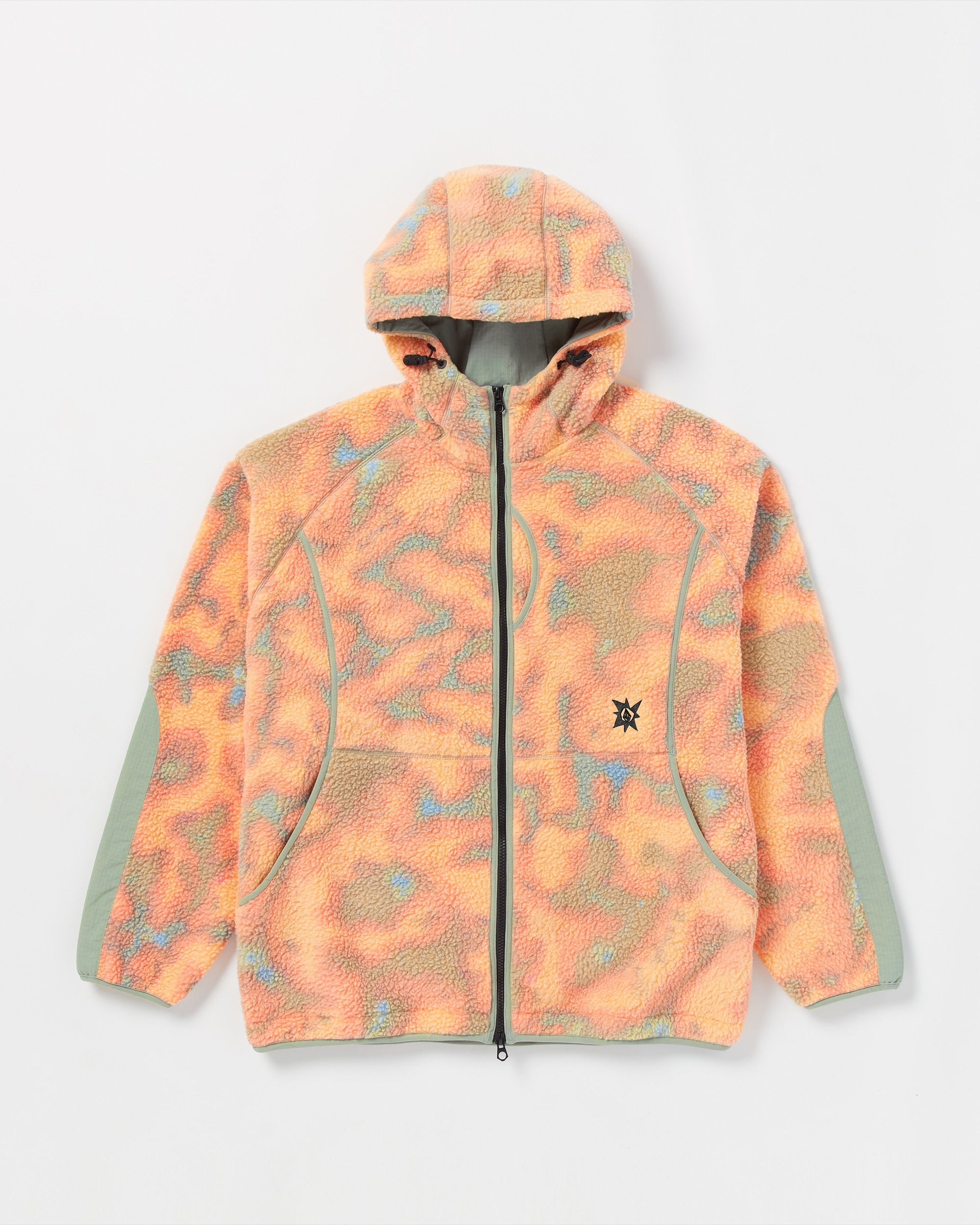 Volcom Japan by Bryan Iguchi Zip Fleece - Tigerlily