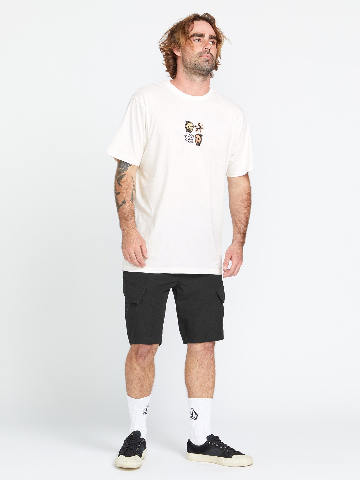 Flower Budz Fty Short Sleeve Tee - Off White