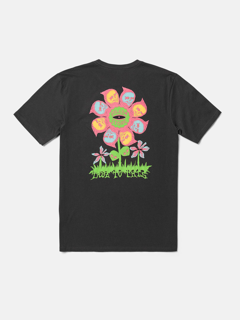 Flower Budz Farm to Yarn Short Sleeve Tee - Stealth