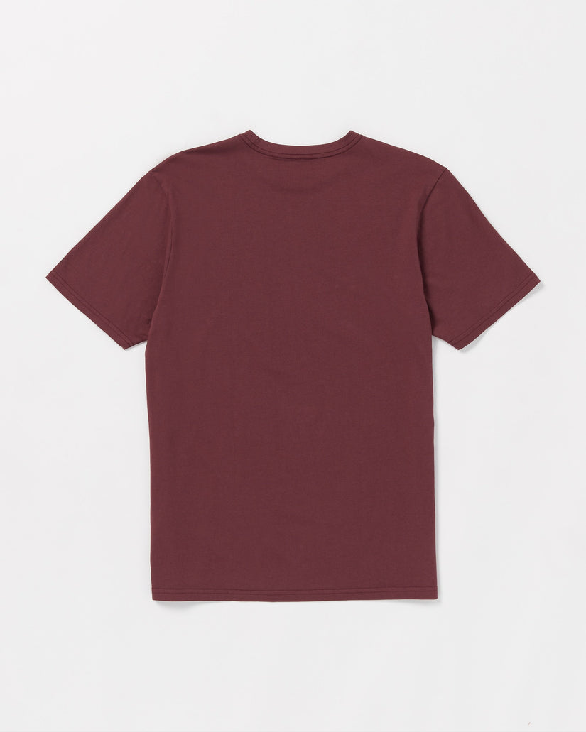 Solid Short Sleeve Tee - Merlot