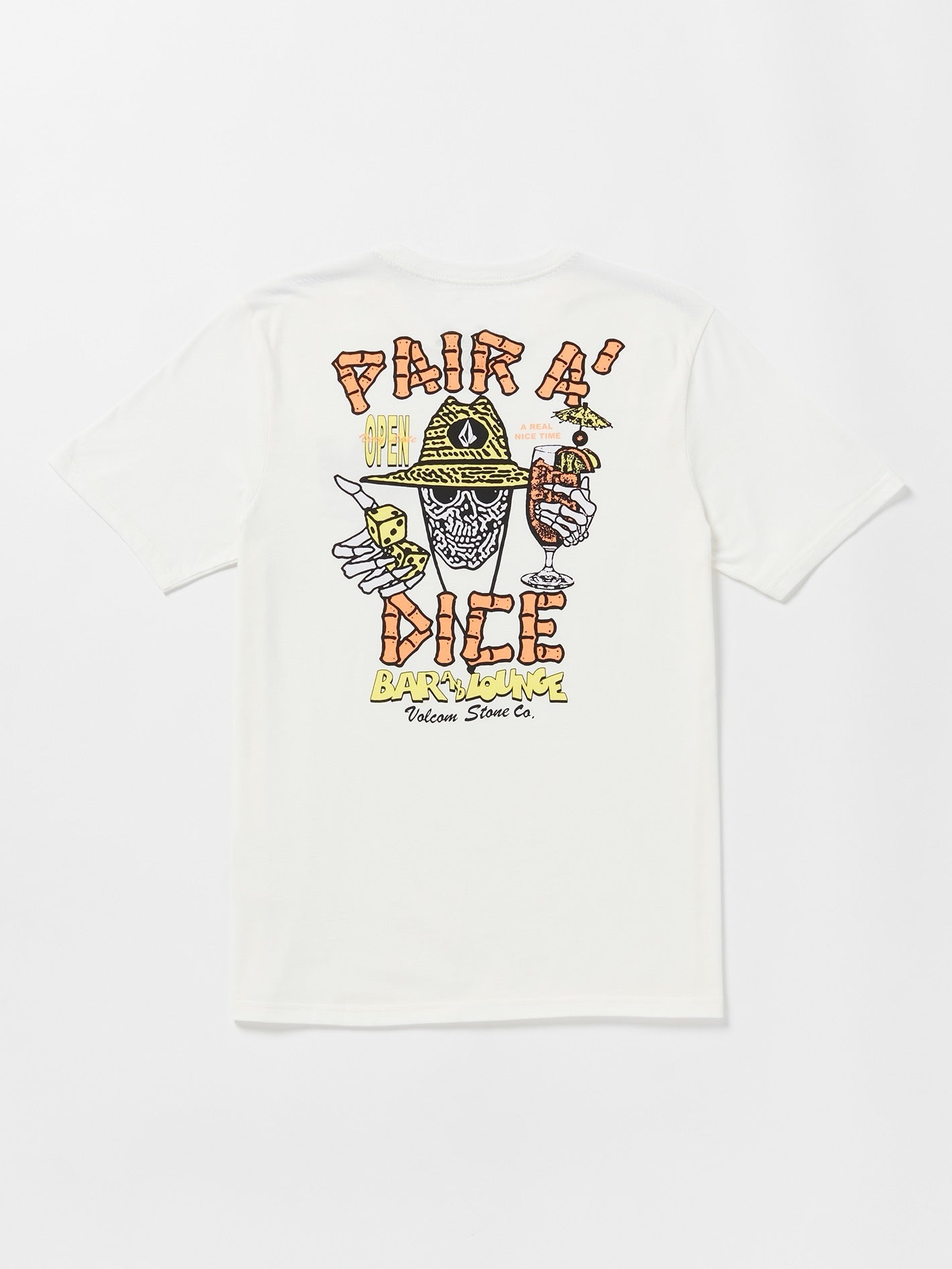 Pair A Dice Short Sleeve Tee - Off White