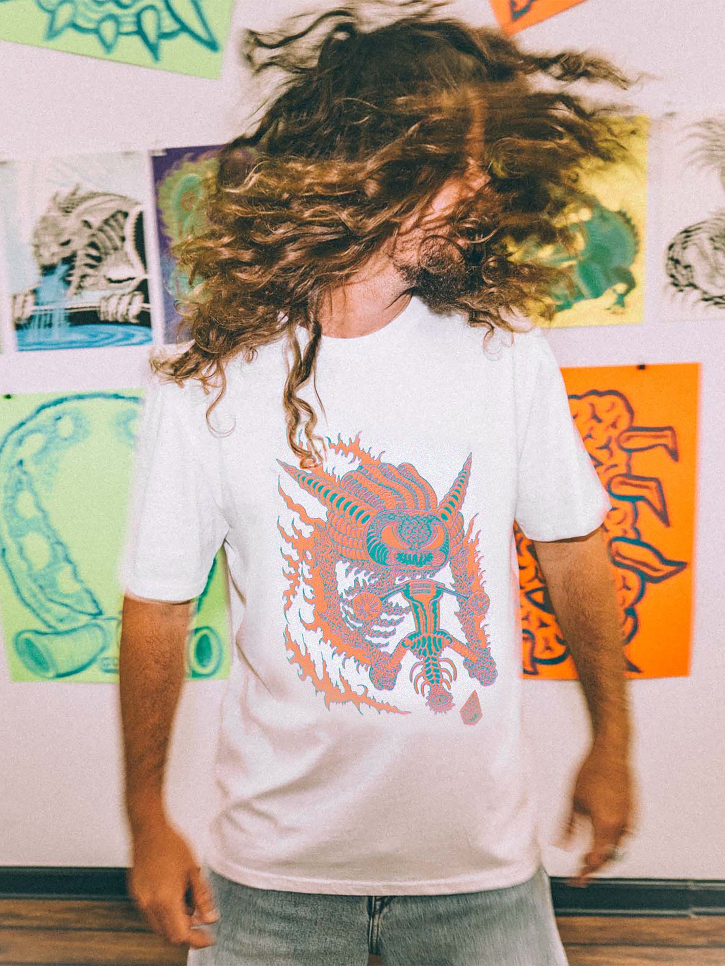 Featured Artist Tetsunori Short Sleeve Tee - White – Volcom Canada