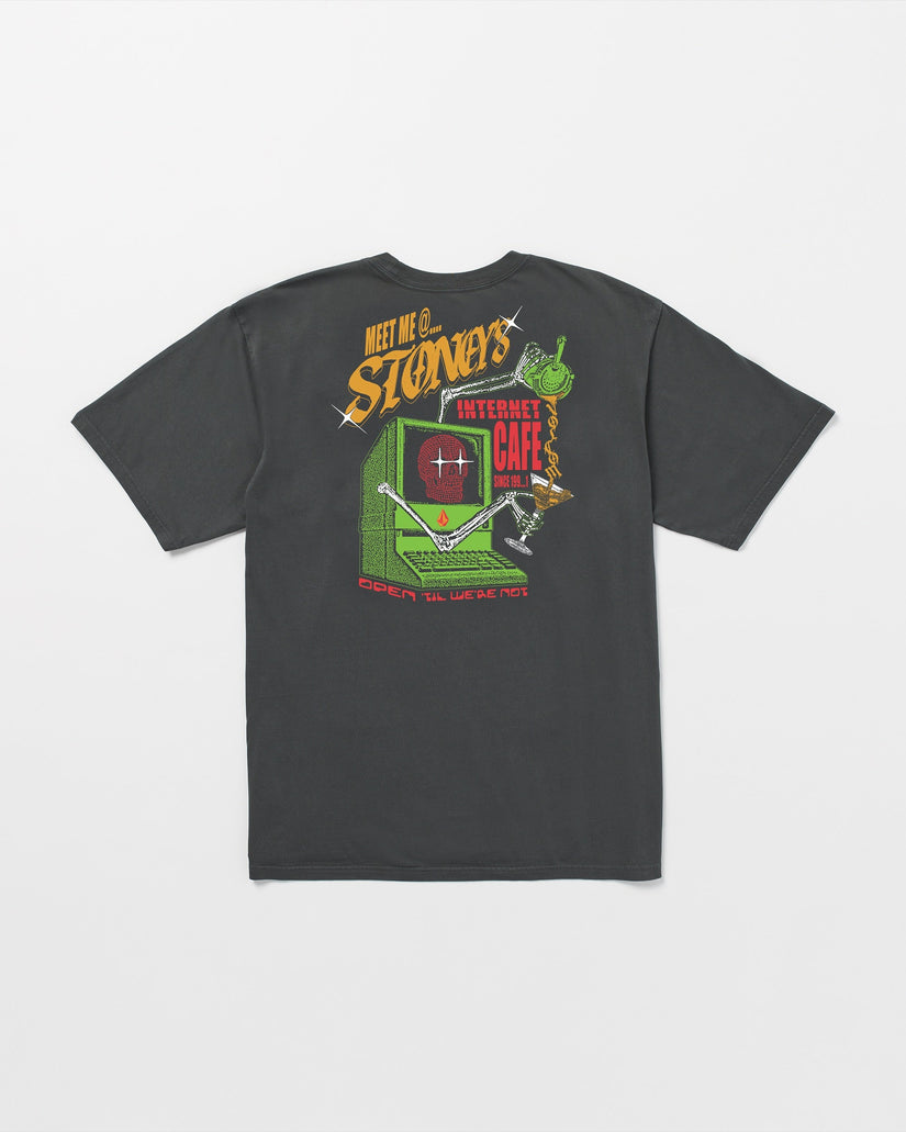 Internet Cafe Short Sleeve Tee - Stealth