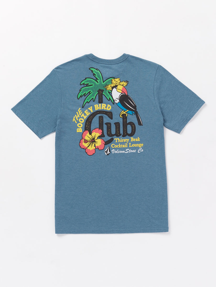 Boozey Bird Short Sleeve Tee - Stone Blue Heather