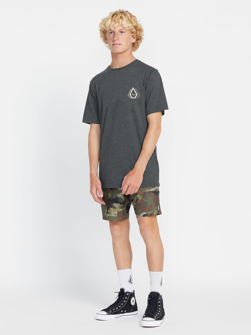 Linkfill Short Sleeve Tee - Dark Black Heather