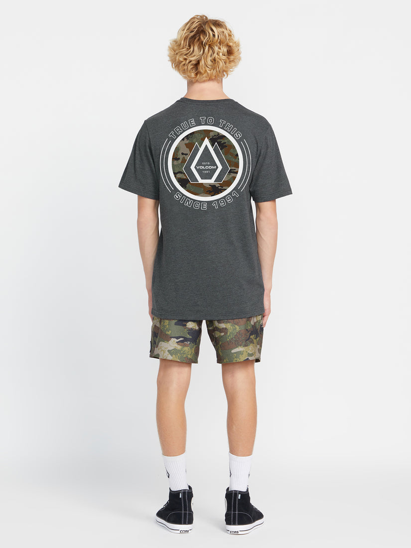 Linkfill Short Sleeve Tee - Dark Black Heather