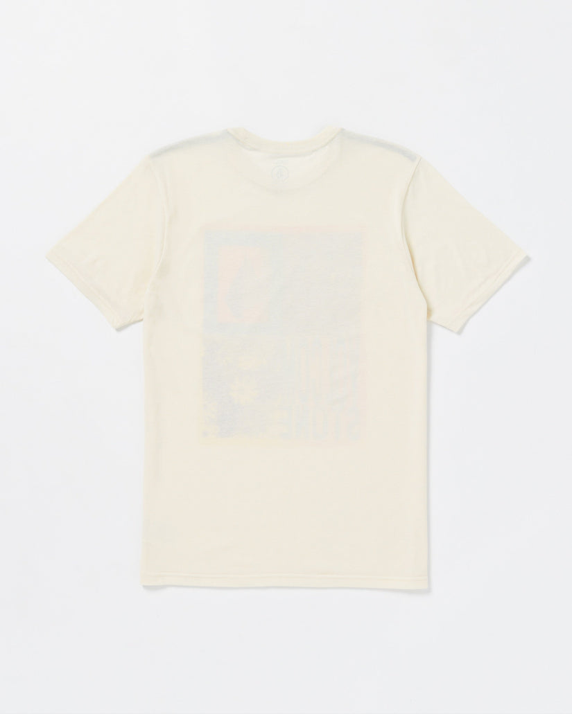 Quadrant Short Sleeve Tee - Off White Heather