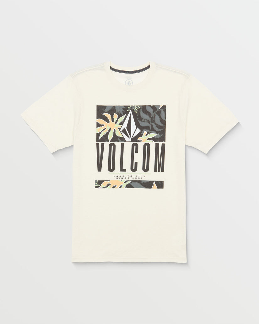 Floral Motion Short Sleeve Tee - Off White Heather